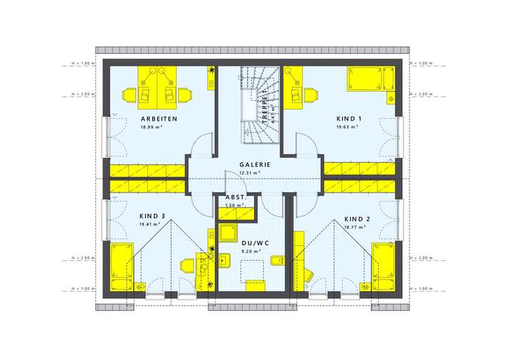 Cleveres Familienhaus-Design