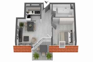 Traumhafte Dachgeschosswohnung mit Blick über Stuttgart – Christophstraße 26, 70180 Heusteigviertel, Stuttgart – Vorschaubild 24