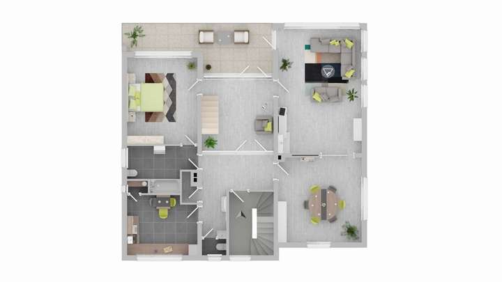 Grundriss Obergeschoss