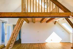 Erstbezug mit Charakter: Dachgeschoss mit Galerie & Westbalkon | KfW 55 WPB förderfähig – 4229 Kleinzschocher, Leipzig – Vorschaubild 5