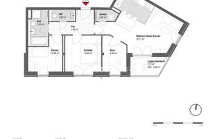 + Erstbezug + EBK + Loggia + Badewanne & Dusche + – Niendorfer Weg 19, 22453 Groß Borstel, Hamburg – Vorschaubild 8