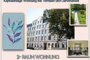 Kapitalanlage: Vermietete Wohnung mit Terrasse, Gartenanteil und Pkw-Stellplatz