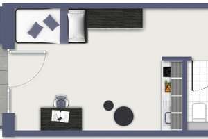 1 Zimmer Wohnung in Saarbrücken – Meerwiesertalweg 2, 66123 St. Johann, Saarbrücken – Vorschaubild 3