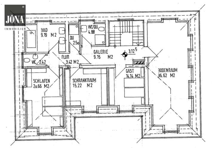 Grundriss Obergeschoss