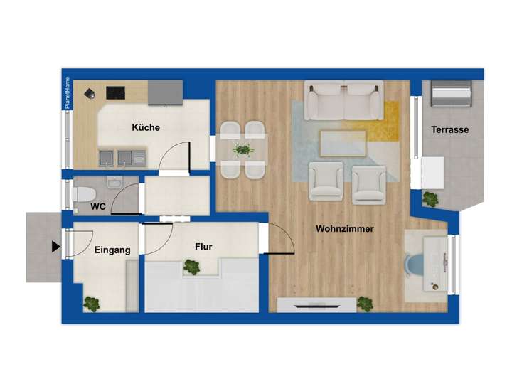 Grundriss - Erdgeschoss