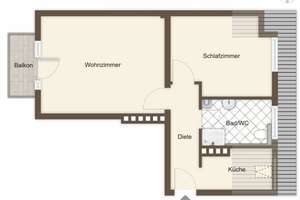 Schöne 2-Zimmer-Wohnung mit Einbauküche in der Innenstadt! – Mittelstr. 25, 27568 Mitte, Bremerhaven – Vorschaubild 11