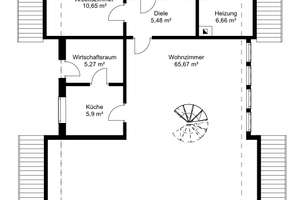 Ein Haus wie kein anderes – Nurdachhaus mit besonderer Architektur und Gartenidylle – Die vollständige Adresse der Immobilie erhältst du vom Anbieter., 27628 Hagen im Bremischen – Vorschaubild 25