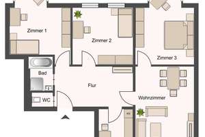 Großzügige 4-Zimmer-Wohnung mit besonderem Charakter in der begehrten Maxvorstadt – Die vollständige Adresse der Immobilie erhältst du vom Anbieter., 80799 Am alten nördlichen Friedhof, München – Vorschaubild 13
