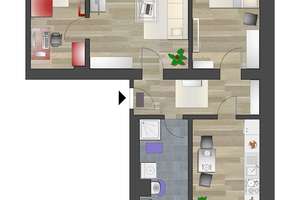 3-Raum-Altbauwohnung am Brühl-Boulevard – Georgstr. 20, 9111 Zentrum, Chemnitz – Vorschaubild 5