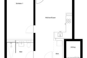 Erstbezug Neubau: 2-Zimmer mit Terrasse in den Elbvororten – 51,4 m², EG – Tönninger Weg 73 a, 22609 Osdorf, Hamburg – Vorschaubild 6
