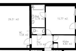 Sanierungsbedürftige 2-Zimmer Erdgeschosswohnung in Düsseldorf-Lohausen – Niederrheinstraße 185, 40474 Lohausen, Düsseldorf – Vorschaubild 21