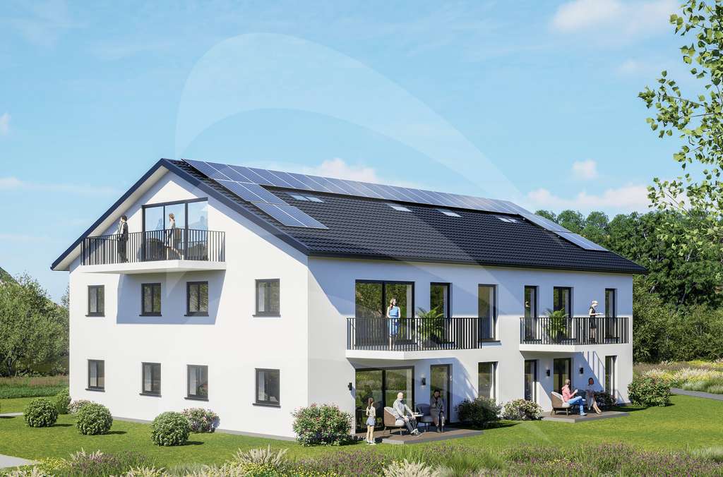 Immobilie in Donaustauf - KFW40 mit QNG und 180qm Fläche: Riesige 4-Zimmer-Maisonette-Wohnung mit 3 weiteren Räumen im UG - Bild 4