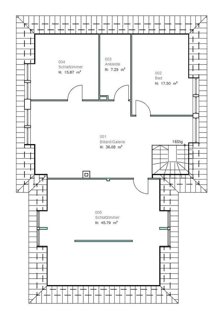 Grundriss Obergeschoss