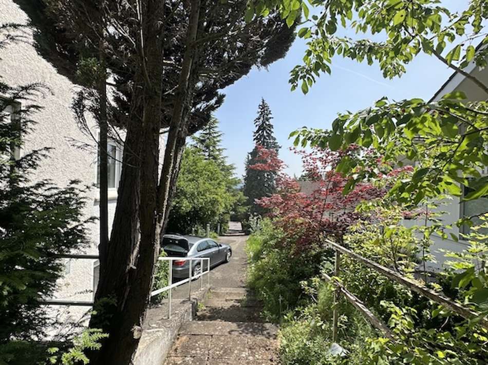 Treppe vom Garten EG zum GG