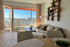 voll möblierte attraktive 2 Zimmer Wohnung mit toller Aussicht über Lörickkon in Düsseldorf-Lörick – Grevenbroicher Weg 35, 40547 Lörick, Düsseldorf – Vorschaubild 3