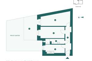 Charmante 2-Zimmer Altbauwohnung mit Terrasse und Privatgarten – Die vollständige Adresse der Immobilie erhältst du vom Anbieter., 10555 Moabit, Berlin – Vorschaubild 19