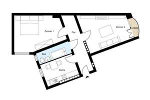 VERMIETET! PROVISIONSFREI! Schöne 2-Zimmer-Wohnung in Berlin-Friedrichshain – Rigaer Str. 39, 10247 Friedrichshain, Berlin – Vorschaubild 3