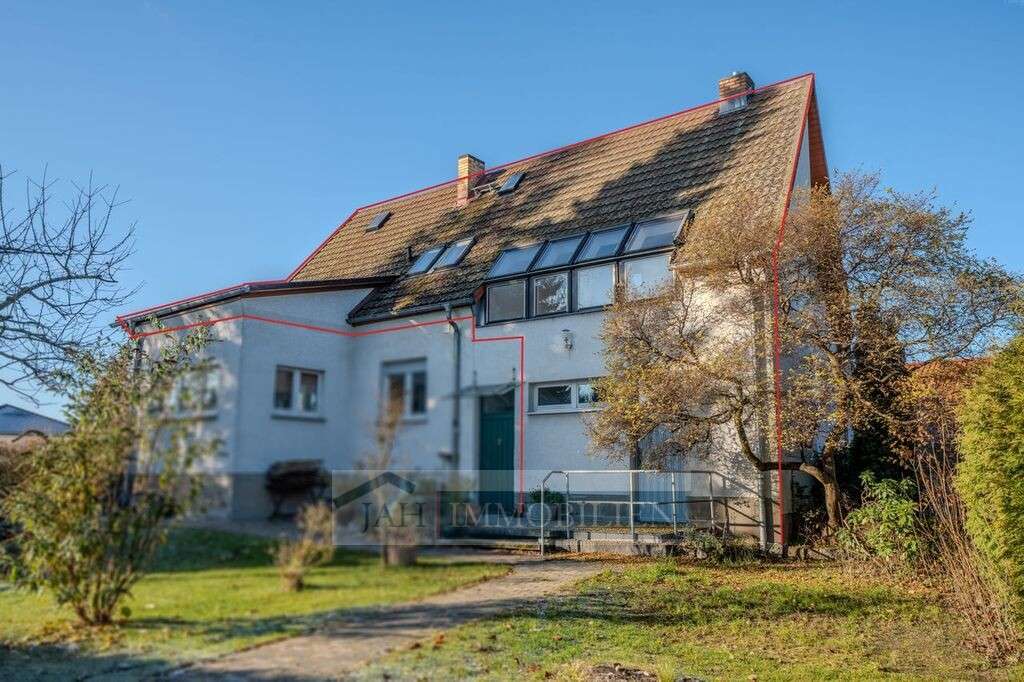 Immobilie in Panketal - Genießen Sie Ihr Familienglück in einer lichtdurchfluteten Doppelhaushälfte mit Garten! - Bild 1