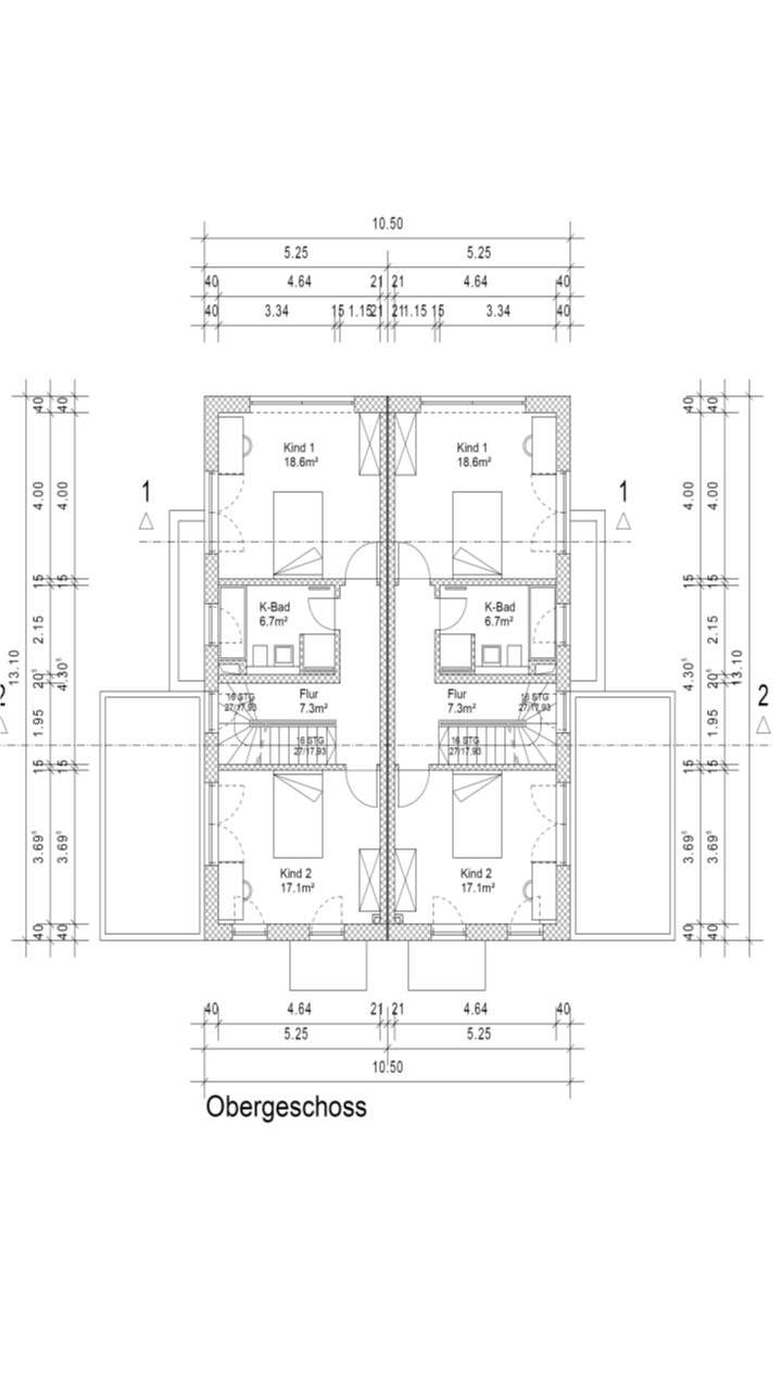 Grundriss Obergeschoss