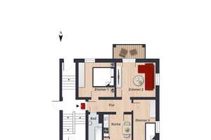 Charmante Altbauwohnung // EG rechts – Roseggerstr. 2, 38440 Stadtmitte (Ortsteil), Wolfsburg – Vorschaubild 5