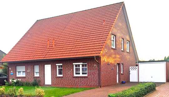 Bild von Charmantes Haus (DHH) in Norden mit Womo-Stellplatz