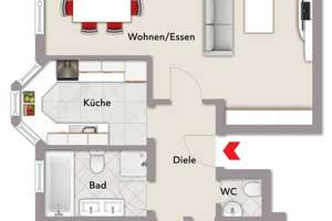 Klassische 3-Zimmer-DG-Wohnung mit Balkon und Spitzboden in guter Lage von Hagen-Boelerheide – Die vollständige Adresse der Immobilie erhältst du vom Anbieter., 58099 Boele, Hagen – Vorschaubild 20