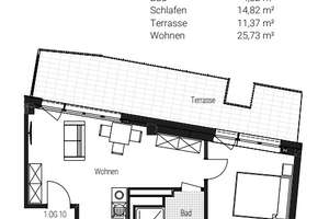 Charmante 2-Zimmer-Neubauwohnung mit Einbauküche und Dachterasse – Steinbühler Straße 4-6, 90443 Gostenhof, Nürnberg – Vorschaubild 21