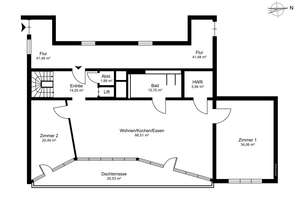 Wohnen auf höchstem Niveau – exklusive 4,5-Zimmer-Maisonette in bester Lage – Die vollständige Adresse der Immobilie erhältst du vom Anbieter., 76133 Innenstadt-Ost, Karlsruhe – Vorschaubild 20