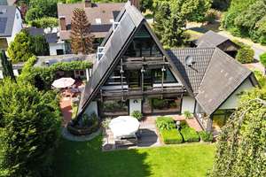 Ikonisches A-Frame-Architektenhaus von Hans-Wilhelm Bökamp | Sauna | 13,6-kWp-PV-Anlage & Energiekla – Die vollständige Adresse der Immobilie erhältst du vom Anbieter., 32584 Löhne – Vorschaubild 5