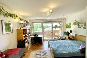 Möbelierte 1-Zimmerwohnung mit großem Balkon nähe Mercedes-Benz – Grunewaldstraße 18, 93053 Kasernenviertel, Regensburg – Vorschaubild 3