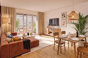 Smart geschnittene 1-Zimmer-Wohnung mit Balkon – Dammerowstraße 8-11, 13187 Pankow (Ortsteil), Berlin – Vorschaubild 1