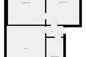 Gepflegte 2-Zimmer-Wohnung im 2.Obergeschoss zu vermieten! – Thomasstraße 23, 47119 Laar, Duisburg – Vorschaubild 8