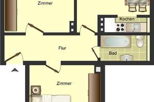 3-Zimmer-Wohnung in Solingen Mitte – Klemens-Horn-Straße  23, 42655 Solingen-Mitte, Solingen – Vorschaubild 4