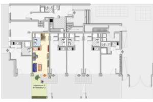 ** Studentenapartment in Karlsruhe = Möbliertes 1-Zimmer-Apartment in Rüppurr! – Lebrechtstr. 34, 76199 Rüppurr, Karlsruhe – Vorschaubild 6