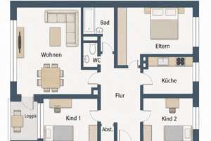 PROVISIONSFREI: Schöne 4 Zimmerwohnung mit Loggia in Mainz Bretzenheim zu verkaufen – Die vollständige Adresse der Immobilie erhältst du vom Anbieter., 55128 Bretzenheim, Mainz – Vorschaubild 10