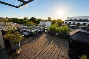 Penthouse-Wohnung mit Dachterasse, Klimaanlage, hochwertiger Einbauküche und Ankleide