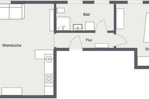 Helle 2-Zimmer-Wohnung in zentraler Lage von Kappeln – Die vollständige Adresse der Immobilie erhältst du vom Anbieter., 24376 Kappeln – Vorschaubild 14