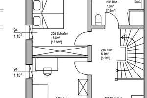 Neubau-Erstbezug: Reihenhaus mit 5 Zimmern in Bonn-Beuel – Kommentalweg 2, 52335 Schwarzrheindorf/Vilich-Rheindorf, Bonn – Vorschaubild 7
