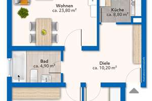 ''Schöne Aussichten''
3-Zimmer-Wohnung mit Balkon
in Wiesbaden-Medenbach – Die vollständige Adresse der Immobilie erhältst du vom Anbieter., 65207 Medenbach, Wiesbaden – Vorschaubild 10