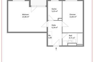 Gepflegte 2 Zimmer-Wohnung mit Westbalkon und Tiefgarage im Grünen – Die vollständige Adresse der Immobilie erhältst du vom Anbieter., 80939 Freimann, München – Vorschaubild 12