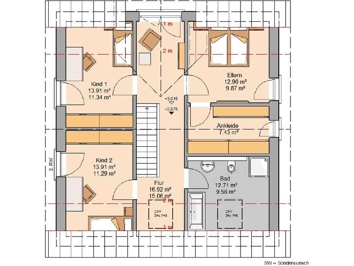 Grundriss Dachgeschoss