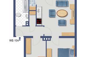 2-Zimmer-Wohnung mit Balkon und großem Garten in D-Holthausen! – Kiesselbachstraße 81, 40589 Holthausen, Düsseldorf – Vorschaubild 7