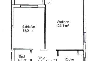 *Exklusiv*Zwei-Zimmerwohnung mit Balkon und TG in Höhenlage! – Die vollständige Adresse der Immobilie erhältst du vom Anbieter., 1189 Kleinpestitz/Mockritz, Dresden – Vorschaubild 3