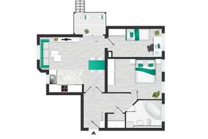 Freie Wohnung!  Balkon, Fußbodenheizung, Stellplatz, Sanierung 2013 – Die vollständige Adresse der Immobilie erhältst du vom Anbieter., 4249 Großzschocher, Leipzig – Vorschaubild 24