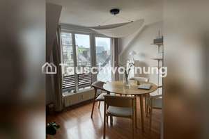 Tauschwohnung: Maisonette mit Balkon in den Baumkronen