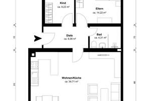 Ansprechend renovierte Wohnung in ruhiger Lage – Die vollständige Adresse der Immobilie erhältst du vom Anbieter., 89233 Neu-Ulm – Vorschaubild 11