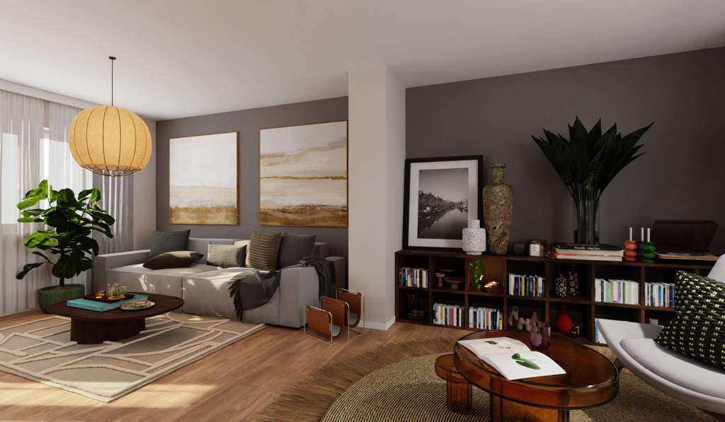 Doppelhaushälfte in ruhiger Feldrandlage mit Dachterrasse und Dachstudio