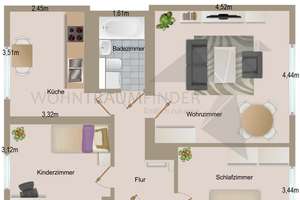 Moderne 3-Zimmer-Wohnung in ruhiger Lage – Max-Saupe-Straße 66, 9131 Ebersdorf, Chemnitz – Vorschaubild 2