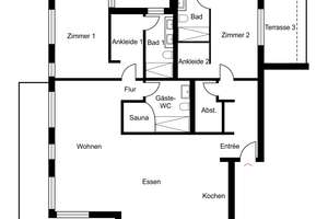 Exklusives Gartenrefugium mit drei Terrassen am Rhein – Die vollständige Adresse der Immobilie erhältst du vom Anbieter., 40593 Urdenbach, Düsseldorf – Vorschaubild 22