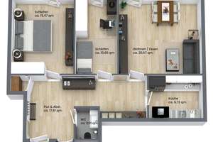 Moderne 3-Zimmer-Wohnung mit atemberaubender Aussicht in München-Bogenhausen – Regina-Ullmann-Straße 69, 81927 Johanneskirchen, München – Vorschaubild 10